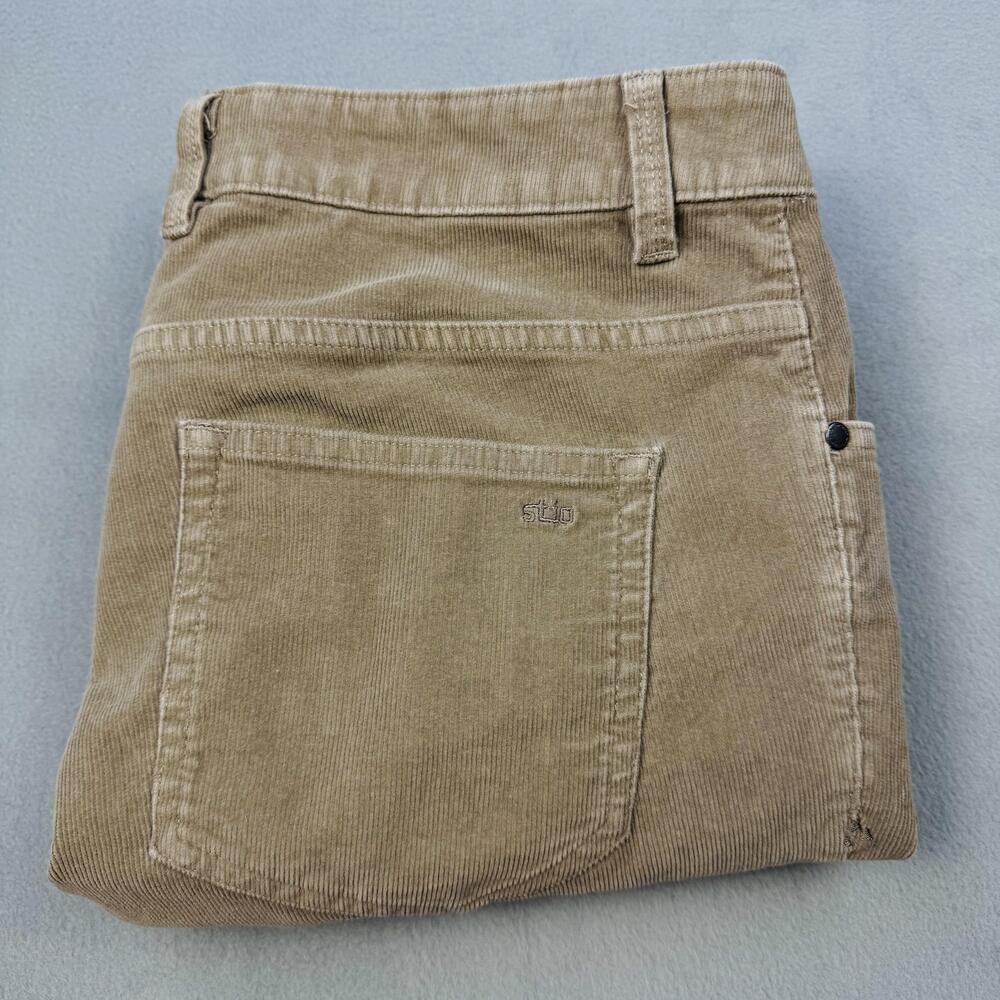 Stio Pants Mens 34x30 Beige Rivet Cord Corduroy Organic Cotton Stretch Casual - Picture 1 of 16